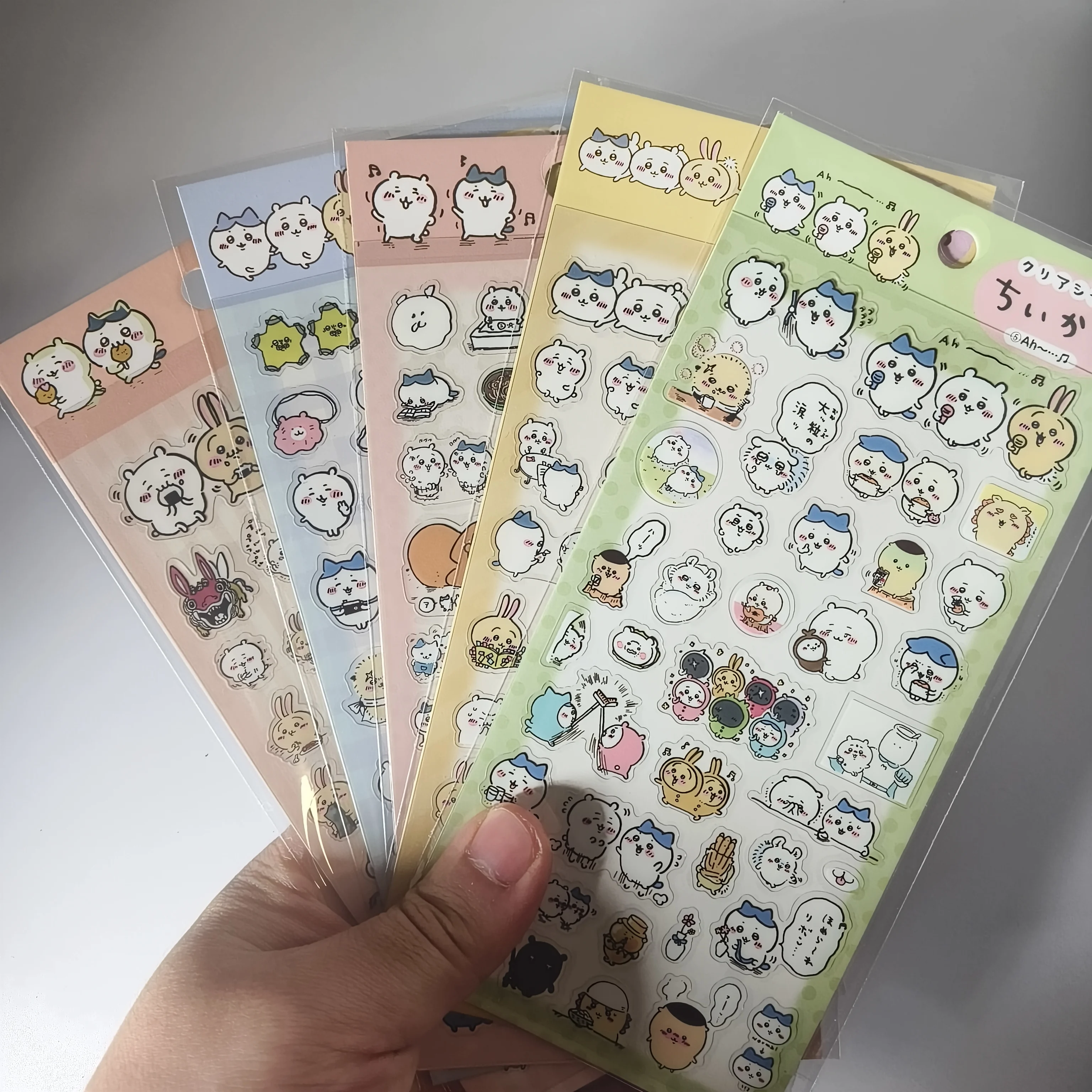 Chiikawa لطيف ملصق مجموعة Kawaii Usagi Hachiware Momonga ملصقات الزخرفية ل دفتر مجلة سجل القصاصات الهاتف DIY بها بنفسك الحرفية هدية #2