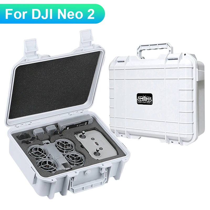

Взрывозащищенный кейс для хранения DJI NEO 2, водонепроницаемый жесткий чехол для DJI NEO 2 RC-N3, аксессуары для дрона