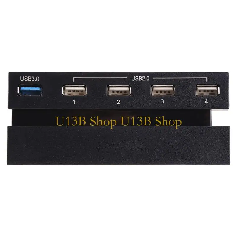 U13B 5 Port HUB لـ USB عالي السرعة لوحدة التحكم في الشاحن وتوسيع الفاصل لملحقات وحدة التحكم