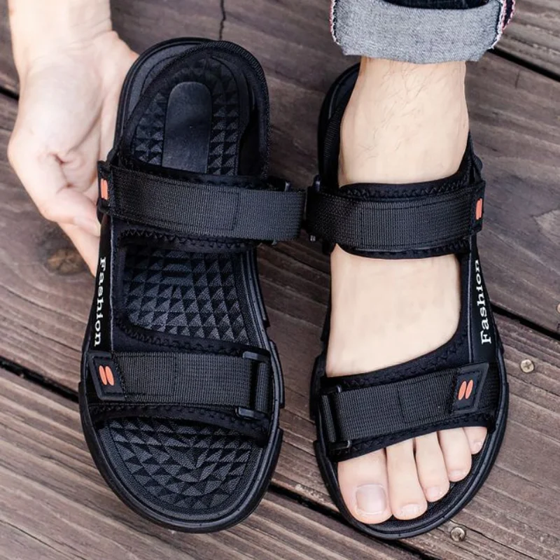 Casual Men's Sandal Beach Male Shoe With Platform Height Open Toe Descount Cheap Clearance 2025 New In Adult Japanese Color V