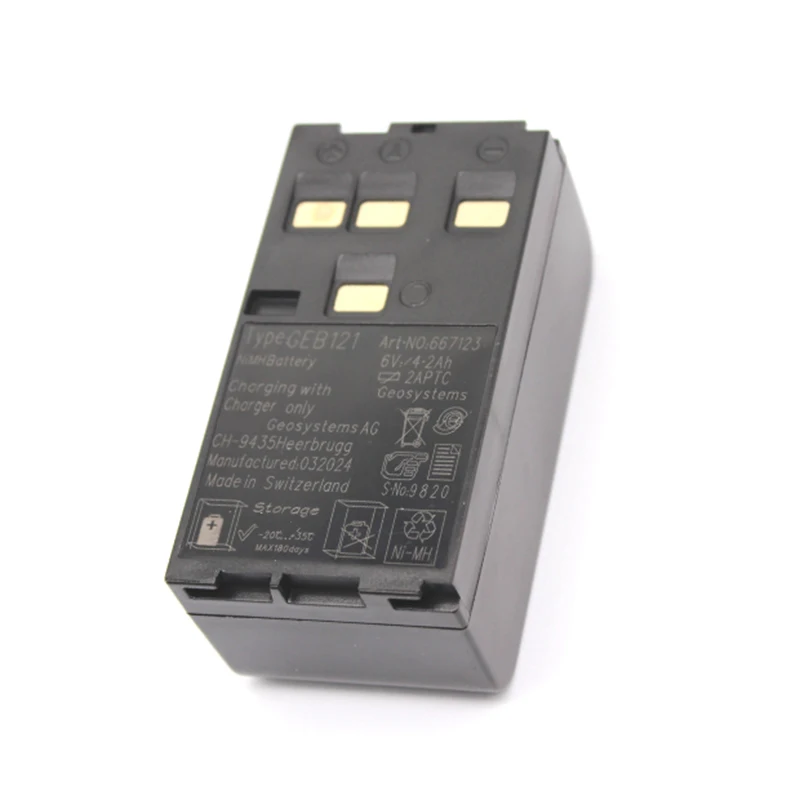 

GEB121 Battery NiMH 6V 4.2Ah Compatible For Leic TPS300/400/700/800/1100 total station Surveying Instrument Replacement Battery