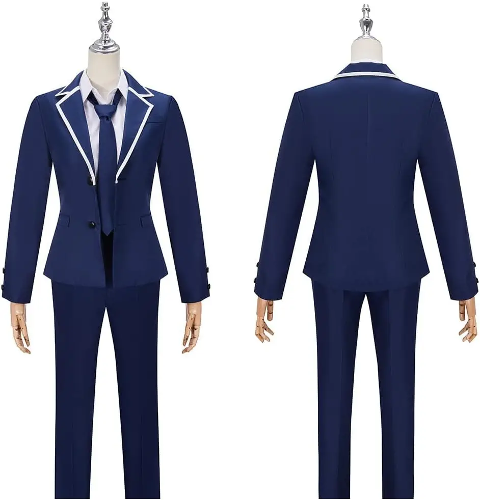 Anime Sasaki and Miyano Miyano Yoshikazu Cosplay Costume Blue School Uniform Outfit Halloween Suit