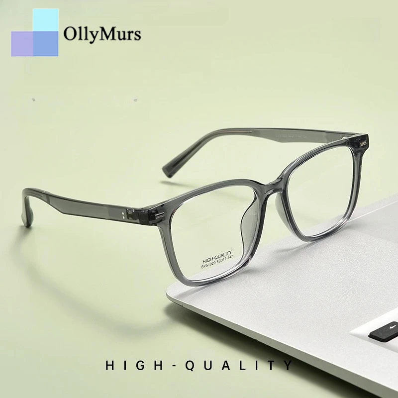 

OLLYMURS Retro Men's Glasses Optical Frame Prescriptions Ultralight High Quality Flexible TR90 Glaeese Eyeglasses Frame Eyewear