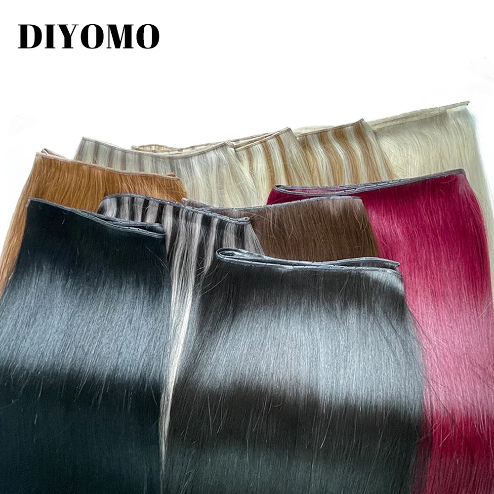 diyomo-butterfly-weft-hair-extensions-pu-hole-weft-double-sided-genius-weft-bundles-hand-tied-weft-invisible-weave-for-women