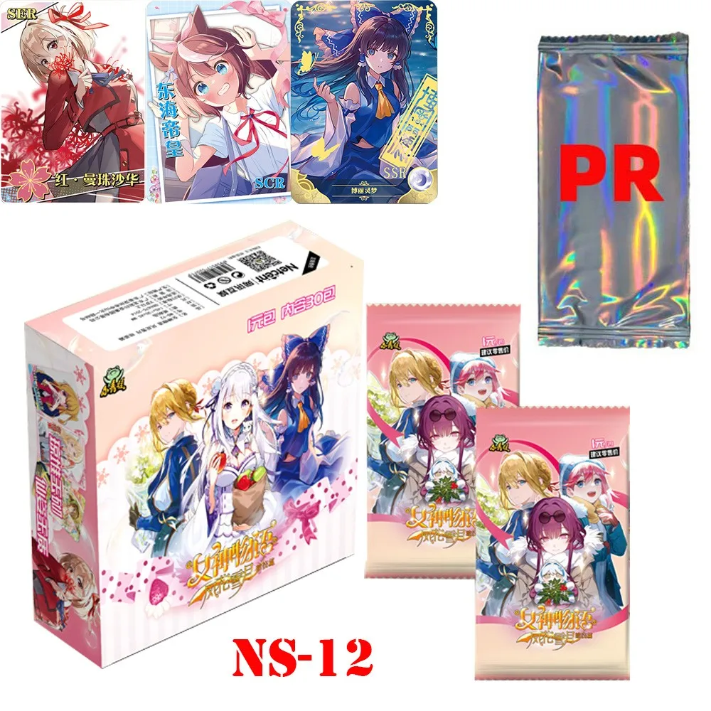 

New Goddess Story NS-12 PR Card Metal Card SER SSR SCR Card Girl Party Swimsuit Bikini Booster Box Doujin Toys And Hobbies Gift