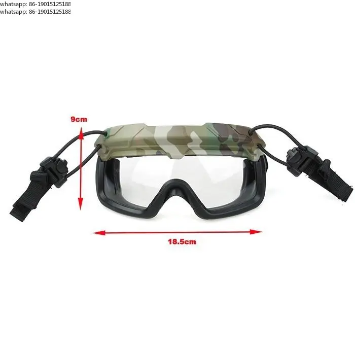 TMC3105 Tactical Helmet Special Split Anti-Fog Goggles ANSI Z87.1 Explosion-proof Level
