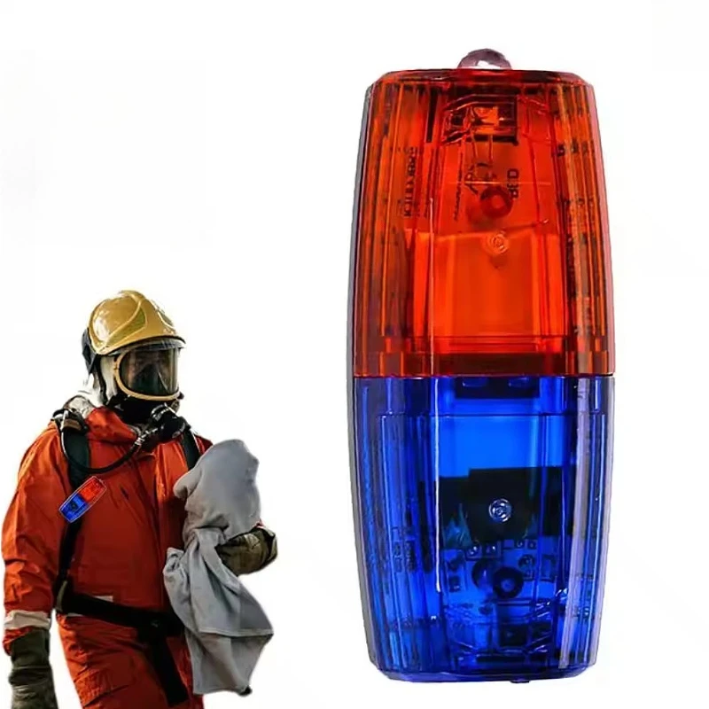 LED Red Blue Caution Emergency Police Light Flashing Shoulder Lamp USB Rechargeable Shoulder Warning Safety Torch Bike Tail Lamp