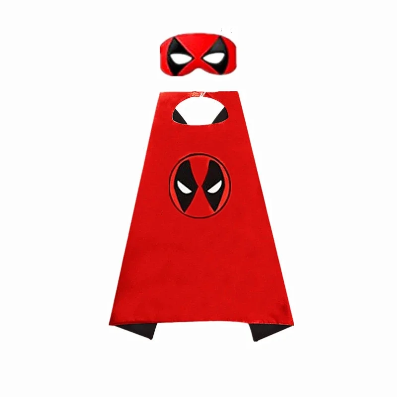 Deadpool Cosplay Costume Kids Adult Superhero Bodysuit Jumpsuit With Mask Accessories Set Boy Halloween Party Clothes Outfit