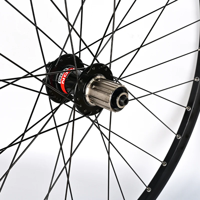 Komponen Roda Sepeda Set Roda Sepeda Gunung Mtb 26/27.5/29 Inci 32 Lubang dengan Bantalan Hub Set Roda Sepeda Suku Cadang Sepeda