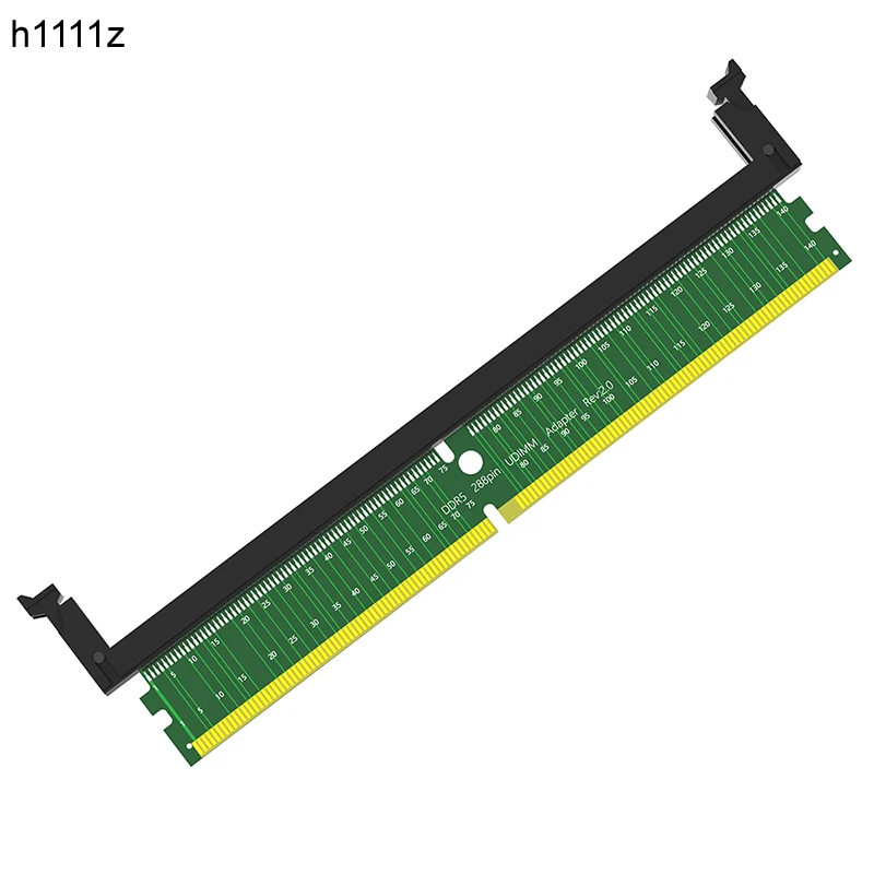 DDR5 U-DIMM 288Pin Adapter DDR5 Memory Test Memory Protection Card with Short Latch Expansion Board Card for Desktop PC Computer