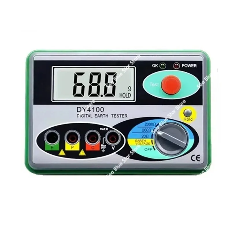 

Lightning protection grounding resistance tester, photovoltaic charging pile digital grounding resistance meter