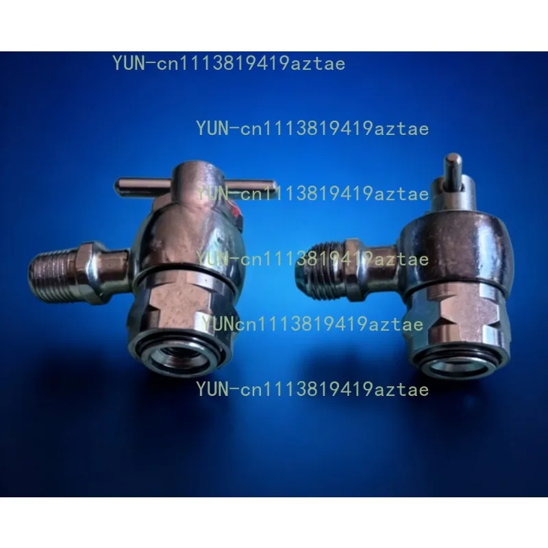 Accumulator Nitrogen Filling Tool Connector, 1/8 NPT Adapter for Euro & US Standard Accumulator Charging