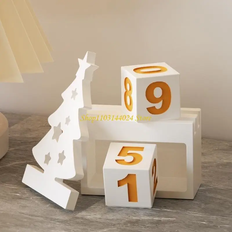 N5KE Versatile Sturdy Silicone Molds for Countdown Accessory Portable for Artistics and Craft Supplies Lovers