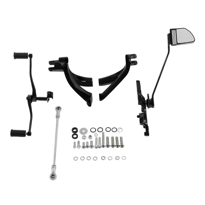 

Подножка водителя XF2906C463-B с рычагом переключения передач и педалью тормоза для Harley Softail Street Bob 18-го года выпуска и новее