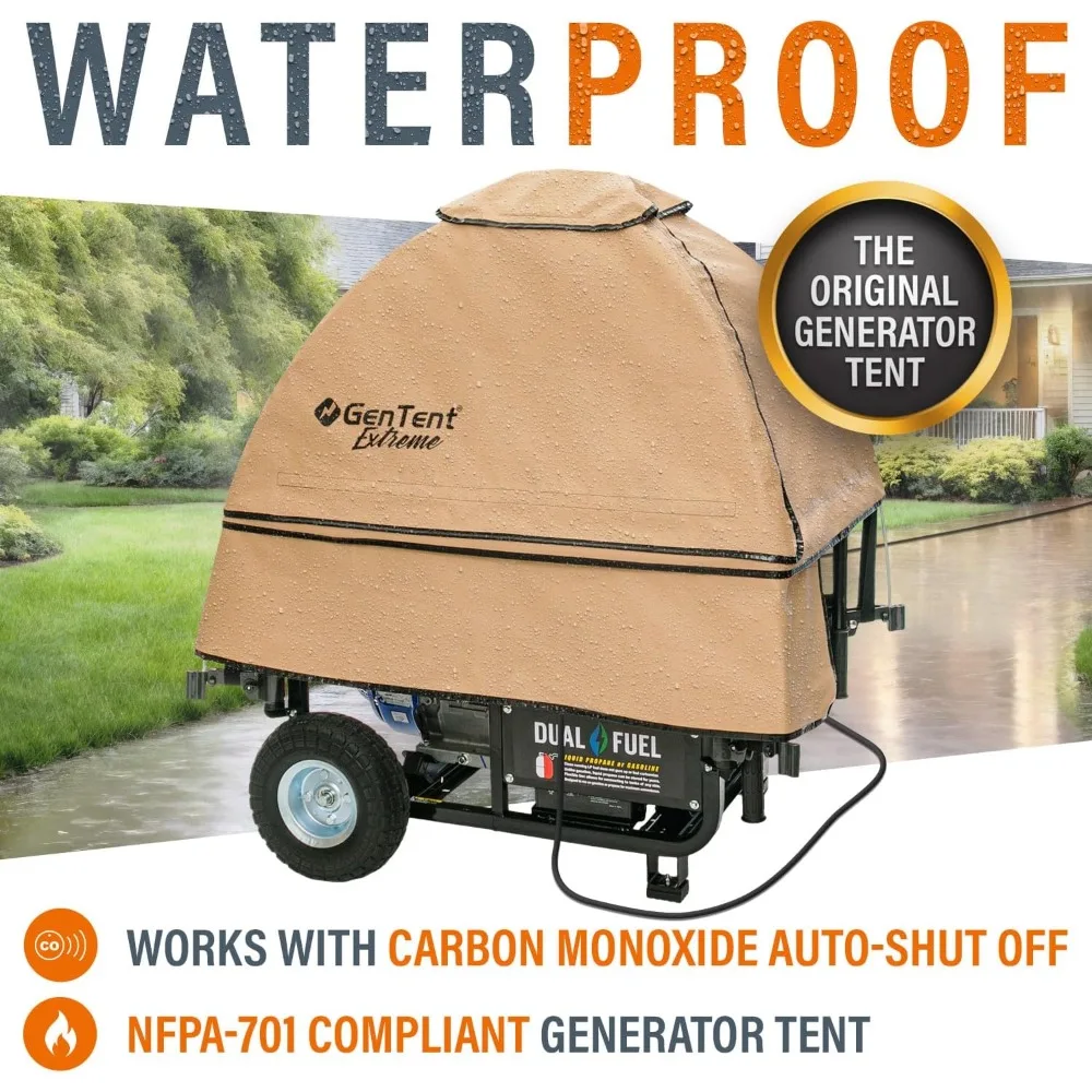 Universal Generator Running Cover - Weatherproof Protection for Open Frame Portable Generators in Extreme Conditions