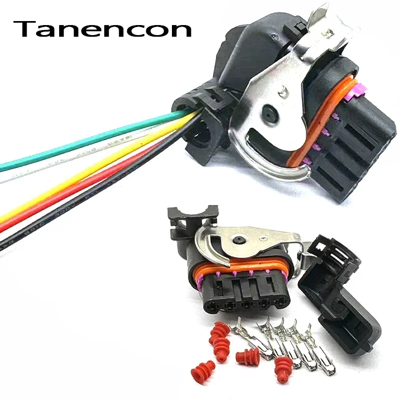 5 Pin Automotive Engine Harness Connector Car Wiper Motor Regulator Male Plug 18242000000 for Benz Volvo Great Wall Geely