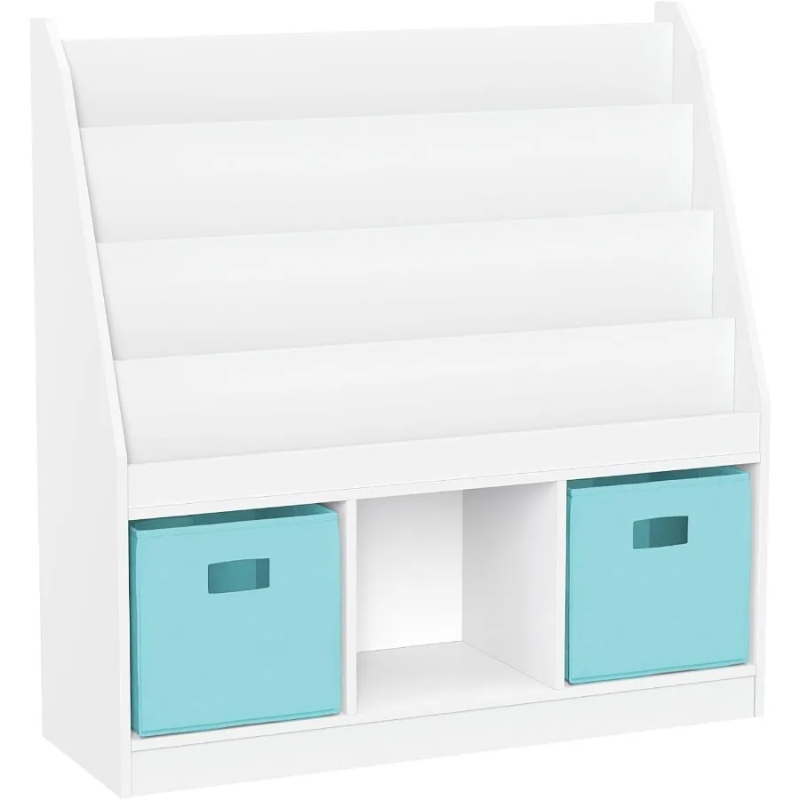 

RiverRidge Bookrack with Three Cubbies and 2 Aqua Bins