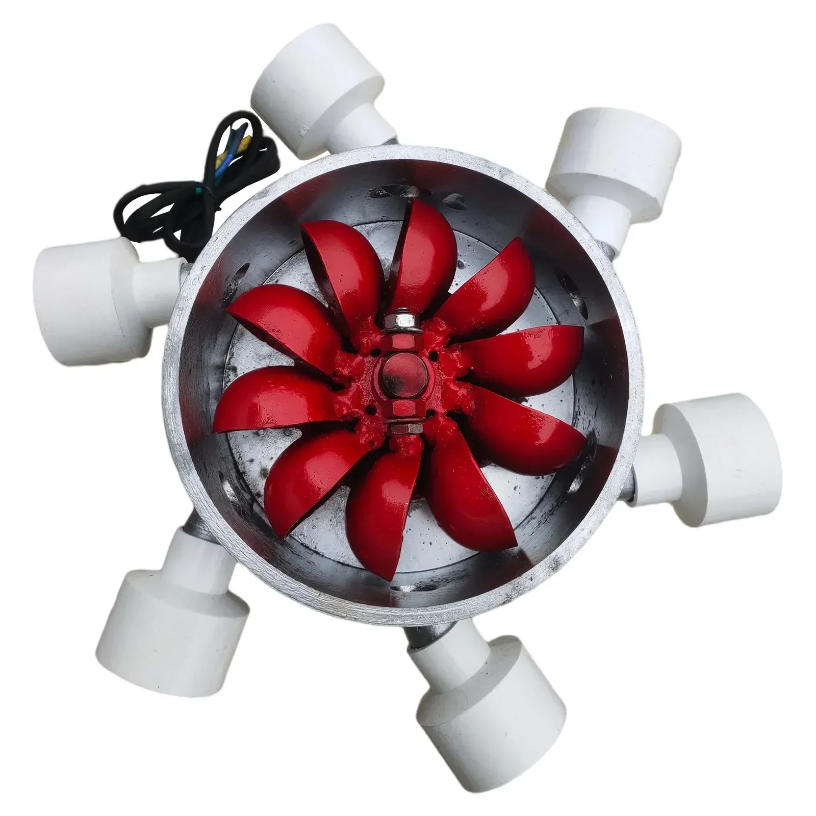 Stainless Steel 3KW Mini Turbine 220V Micro Hydropower Generator Hydroelectric Power Station New Silver 20-29 A 3500/RPM