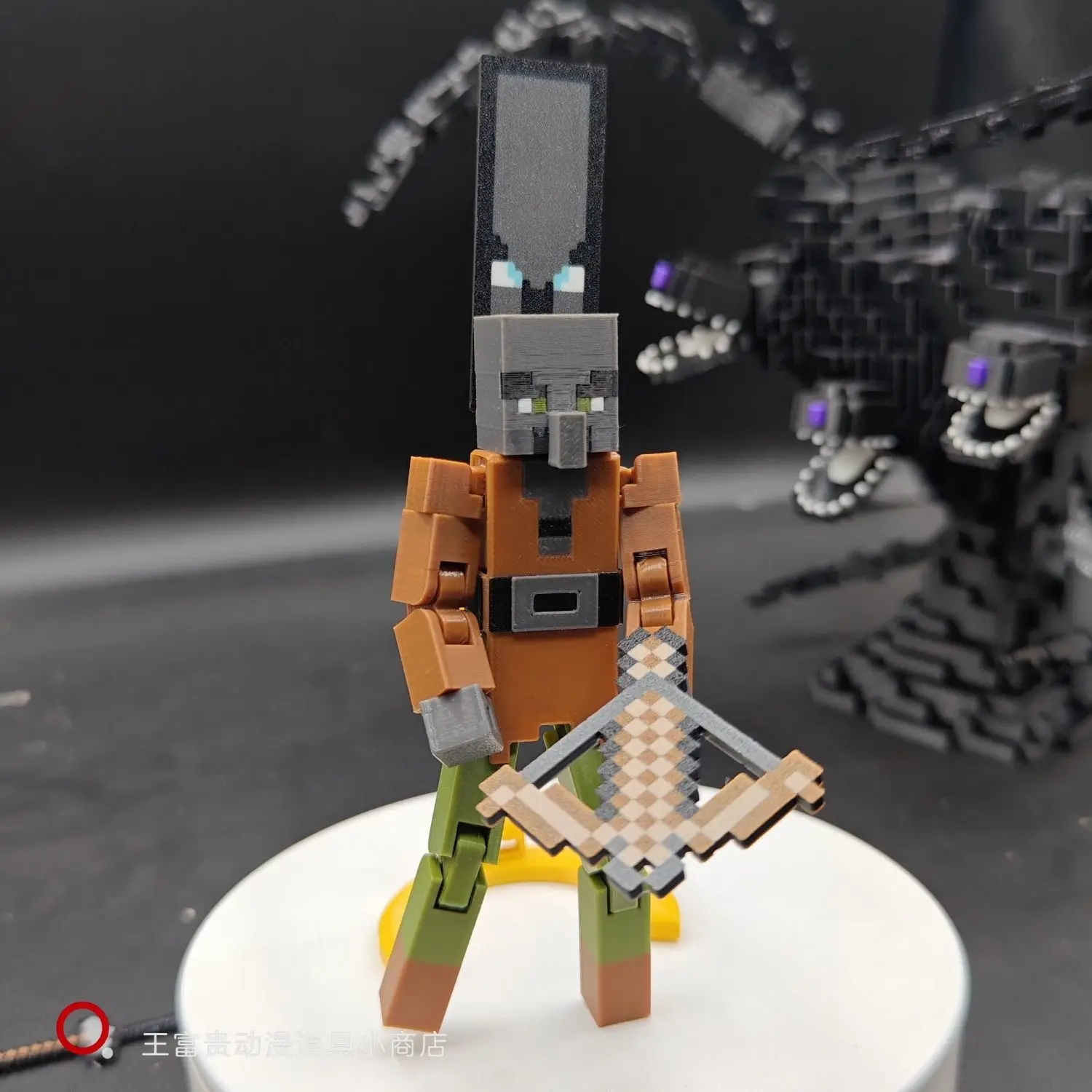 

3D-печатная фигурка-модель Раважера из Minecraft