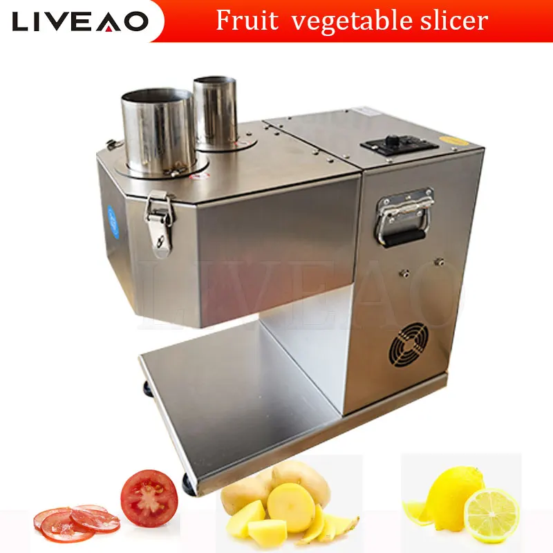 

Commercial Potato Tomato Lemon Slicer Stainless Steel Slicing Machine Fruit Vegetable Cutter Section Cutter