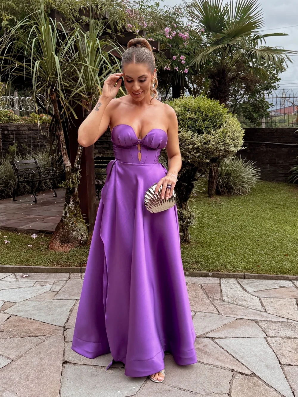 

Elegant Sweetheart Evening Dress Charming Satin A-line Party Gown Classic Sleeveless Floor-Length Party Dresses فساتين سهرة