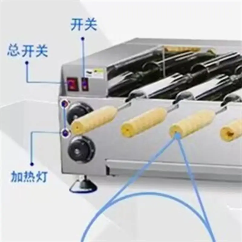 

Commerical Use Electric Hungarian Chimney Cake Oven Kurtos Kalacs Machine for Sale