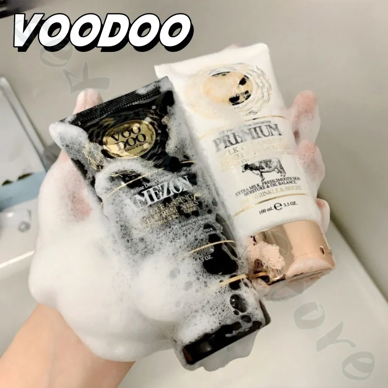 Pianka głęboko oczyszczająca i gęste ulepszenie porów zaskórników, demakijaż, nawilżenie i oczyszczanie twarzy dla mężczyzn i kobiet