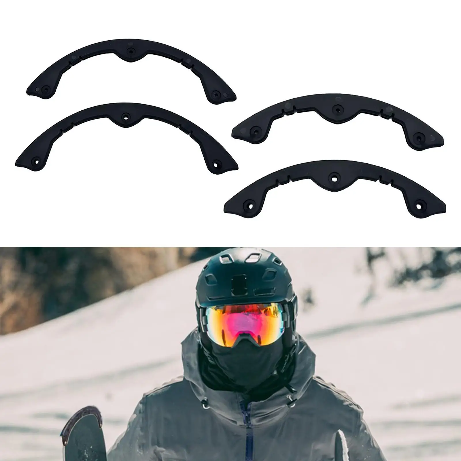 

2x Защитная полоса для сноуборда, защита для деки скейтборда, бамперная полоса для лонгборда, защита от столкновений