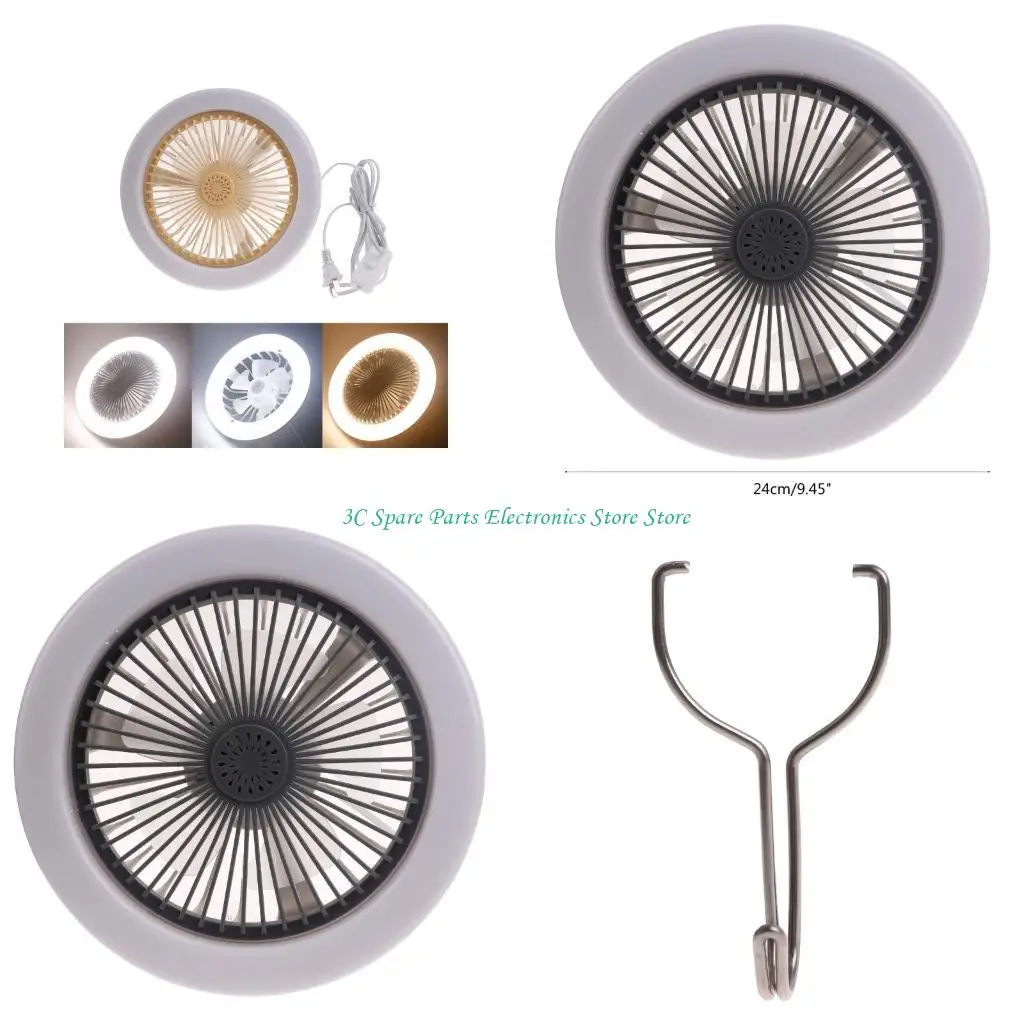 

Потолочный вентилятор SZ со светодиодным светодиодом US Plugure Fan Fan для внутреннего домашнего офиса рынка