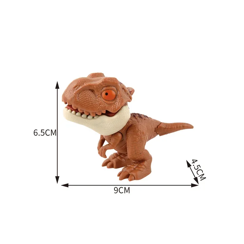 Jurassic Finger Dinosaurier Tyrannosaurus Modell Spielzeug für Kinder Finger Beißen Dinosaurier Bewegliche Gelenke Dinosaurier Spielzeug für Jungen Geschenk – Detail 9