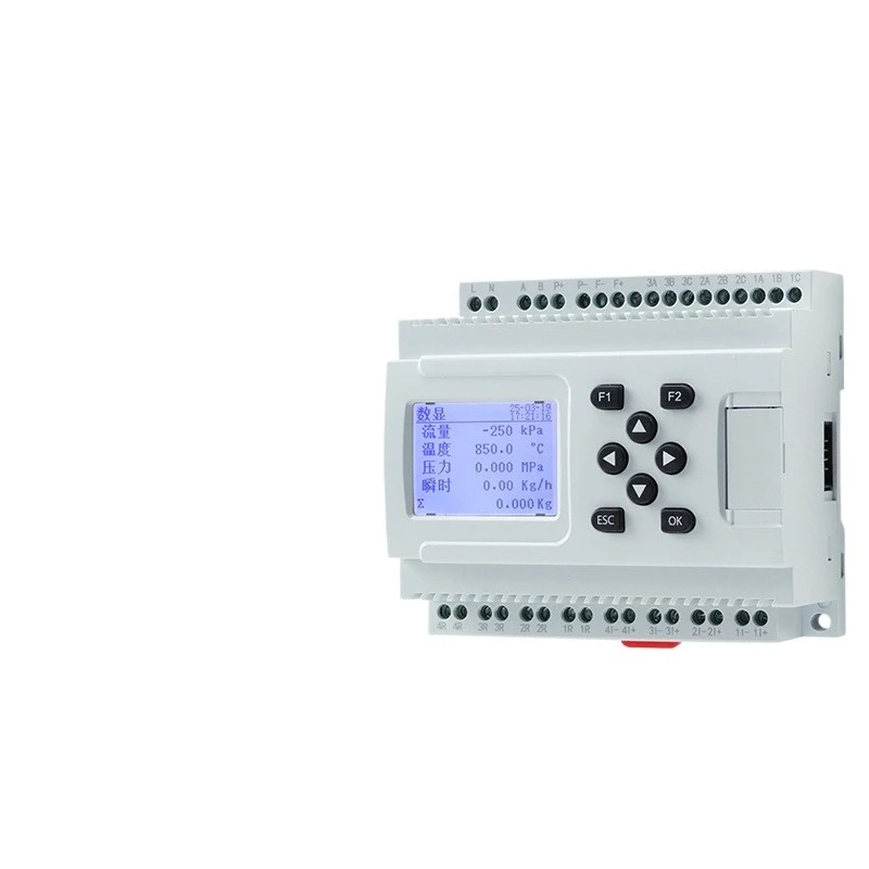 

Guide rail flow totaling controller, intelligent steam temperature and pressure compensation