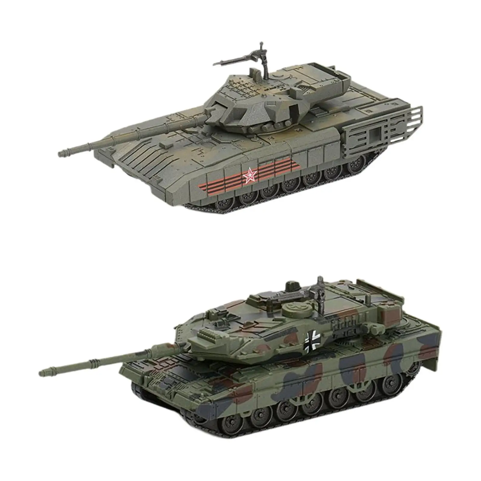 

1/72 Tank Quick Build Model Simulation Home Decor Durability Birthday Gifts Ornament Armored Vehicle Tank Model Toy