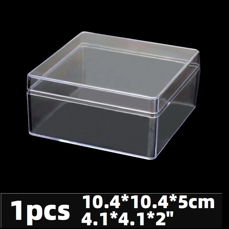 Transparent Plastic Box Food Grade Material Rubik's Cube Candy Package Decoration Storage Box