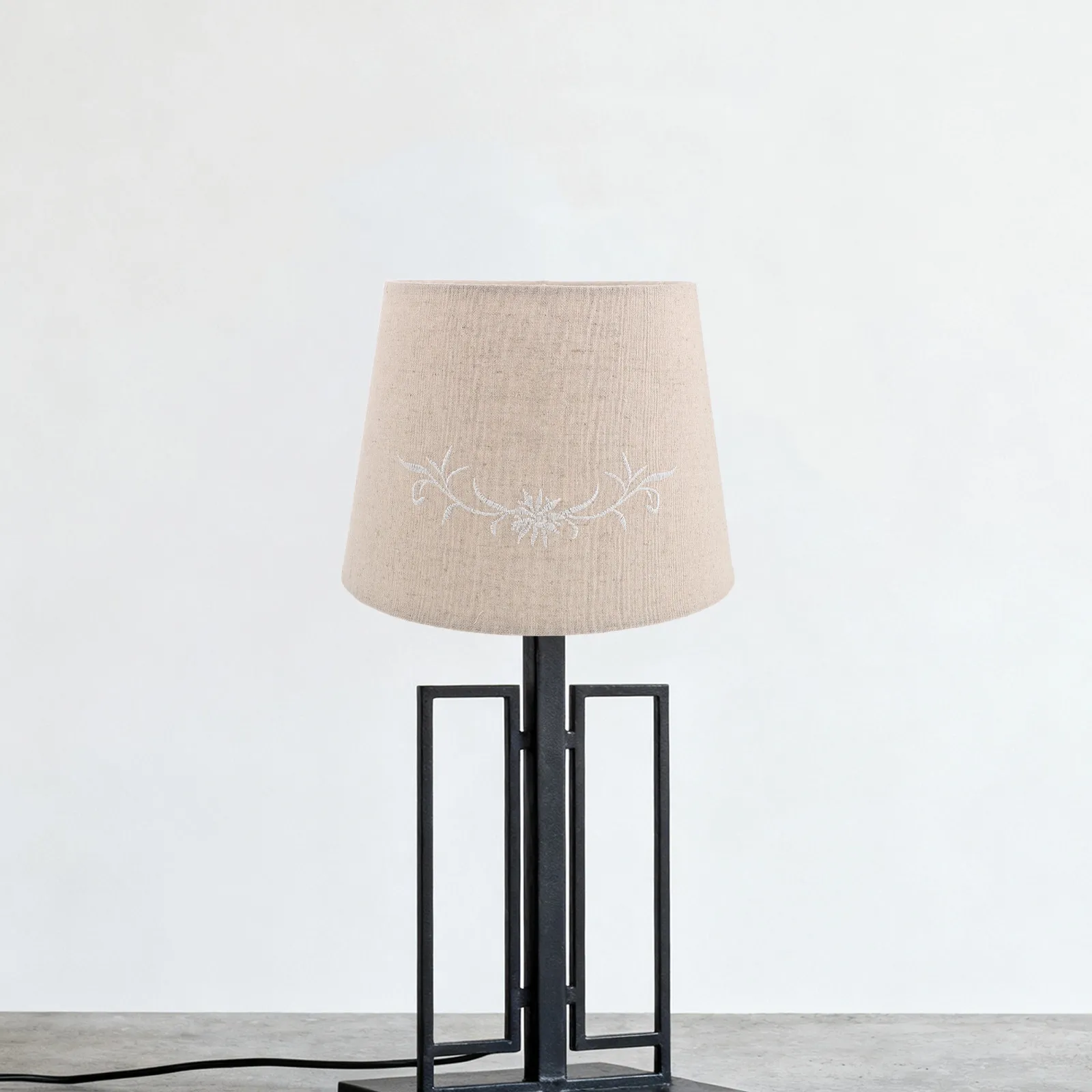 Linen Material Table Lamp Lampshade for E27 E14 Base Soft Fabric Cover Warm Ambient Light Bedroom Living Room Decorative