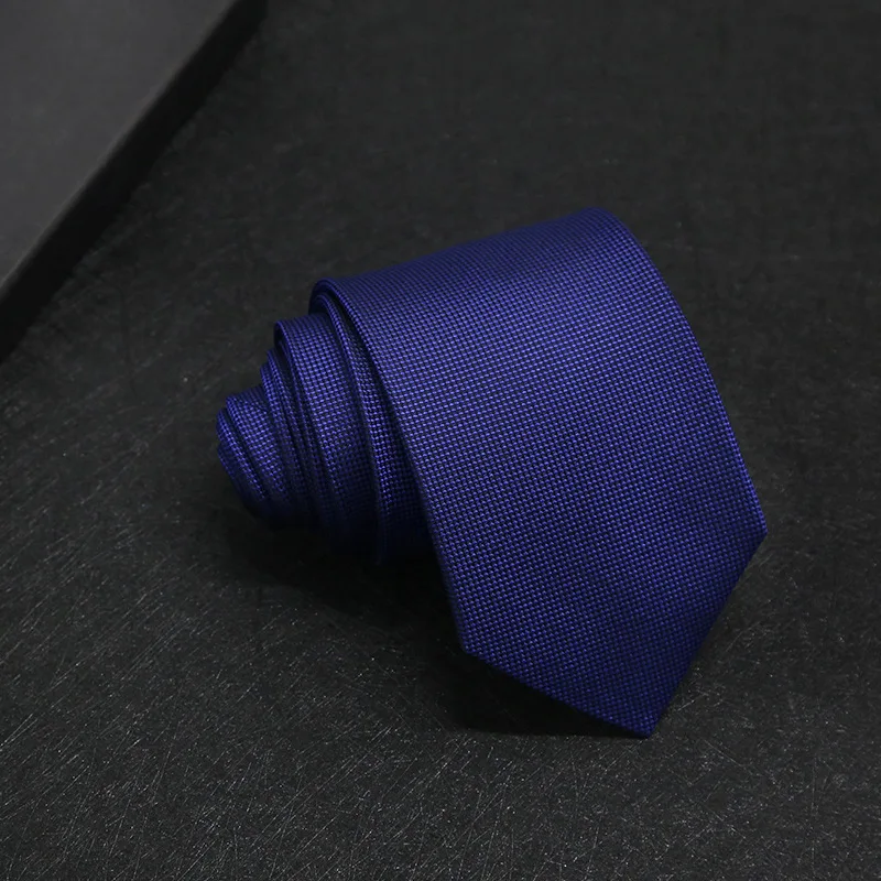 

Men's Silk Tie, Men's Fashion Silk Tie, Blue Solid Color Tie for Daily Wear, Wedding Party Gift.