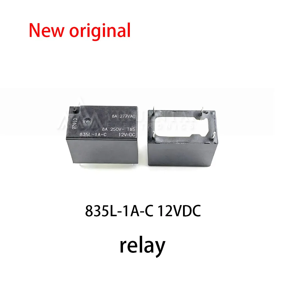 (5pcs~10pcs) 100% New 835L-1A-C 12VDC relay 8A 12V 4-pin