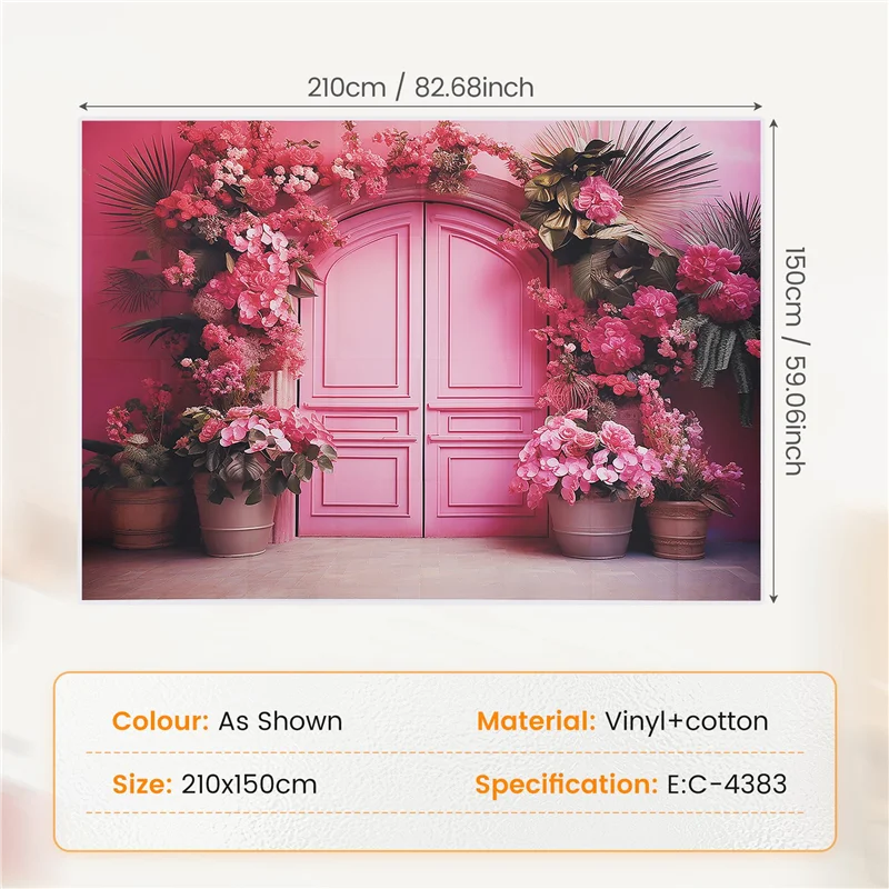 【جديد】210 × 150 سم خلفية للتصوير الفوتوغرافي من القماش للبث المباشر دعائم التصوير الفوتوغرافي للصور العائلية، ديكور استوديو الصور E