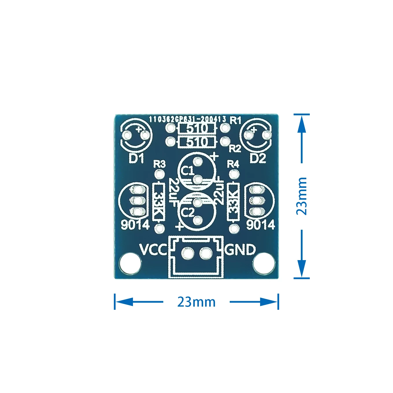 Simple flash circuit making 5MM LED bead flashing DIY kit flash circuit board module