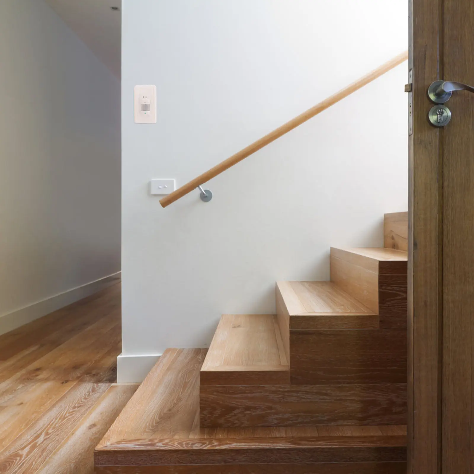 Body Sensor Ir Infrared Motion Automatic 110V Wall Mount Smart Plastic Motion Light Switch Sensor for Hall Balcony