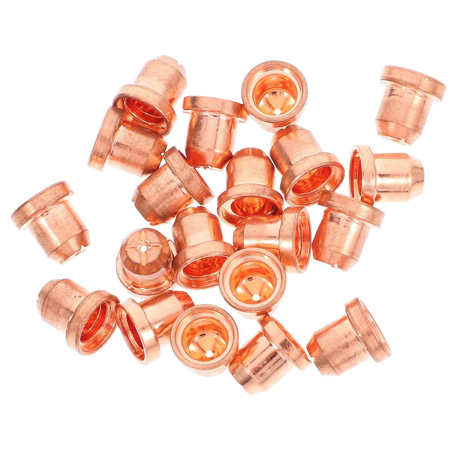 

20pcs Plasma Cutting Machine Copper Nozzle Consumables Drag Shield Torch Tips Accessories High Temperature Resistant Efficient