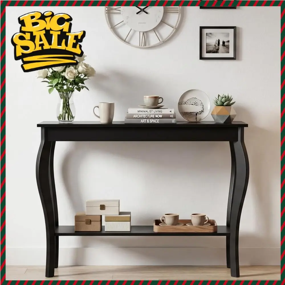 

Бестселлер: Узкий черный консольный столик 39.3 с элегантными акцентами