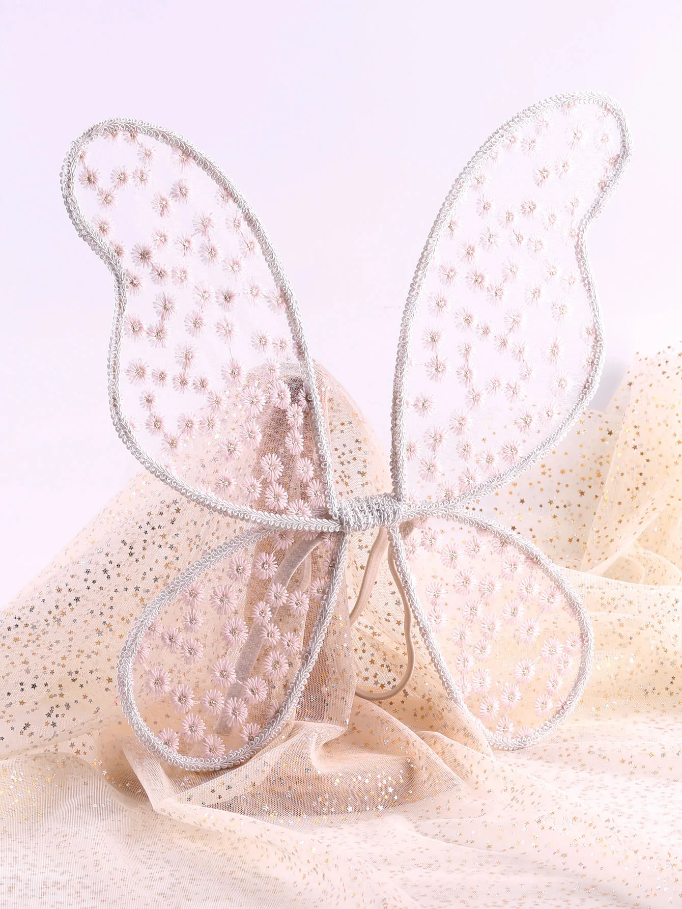 Small flower embroidery butterfly wings Baby and child wings