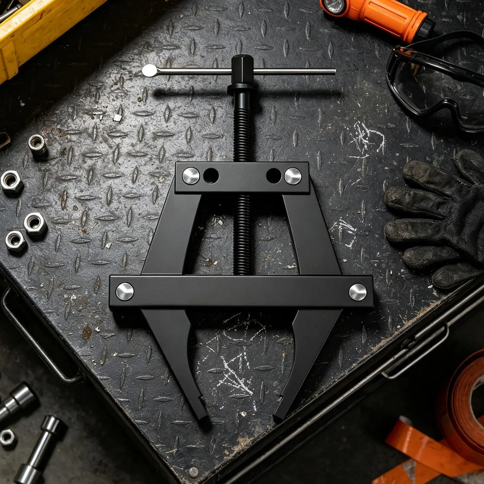 Chain Breaker Motorcycle Link Installation Breaker Tensioner Bicycle Chain Puller For Bicycle Harvester Mechanics Home Garage