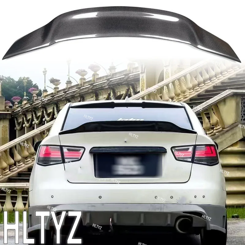 

Suitable for 2009-2016 Kia Forte trunk lid rear wing carbon fiber/forged carbon fiber R-style spoiler car decoration body kit