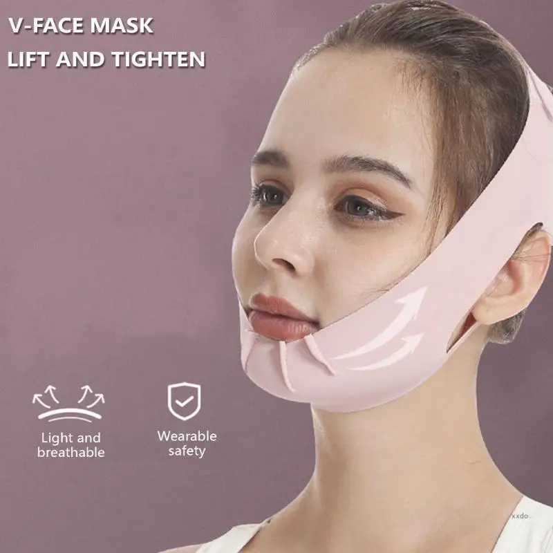 Sangle mâchoire confortable pour une utilisation masque du visage en V pour le raffermissement