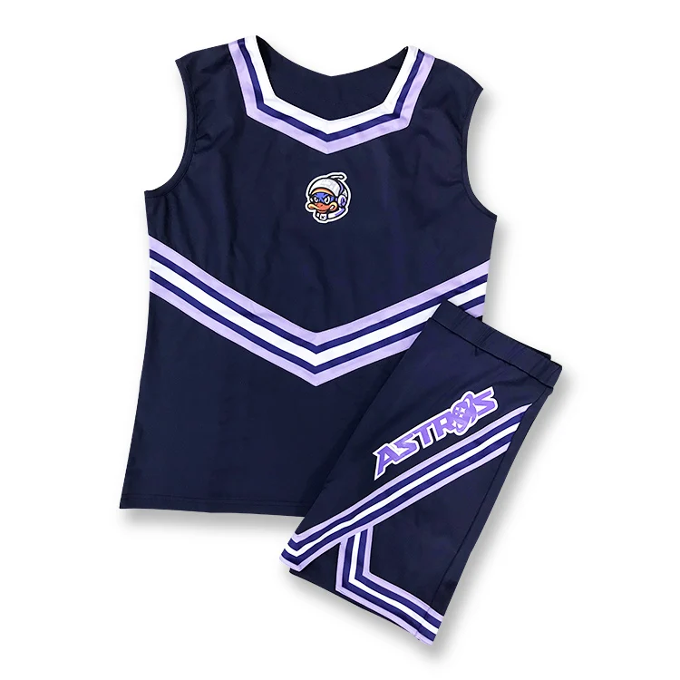 

Сублимационная полосатая строчка, униформа черлидинга, набор униформы болельщика с логотипом команды