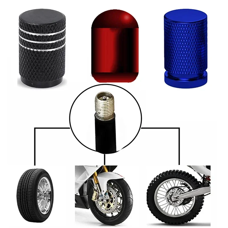 2pcs Motorcycle Tyre Rim Air Port Tire Valve Wheel Stem Caps Covers for VFR 400 750 800 800F Fi/W1 VTEC 1200F 1200X 2024