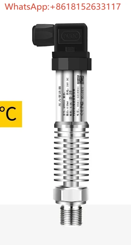 1 قطعة مستشعر إرسال الضغط المقاوم لدرجات الحرارة العالية 4-20mA نوع درجة الحرارة العالية مع شاشة ديجيتال