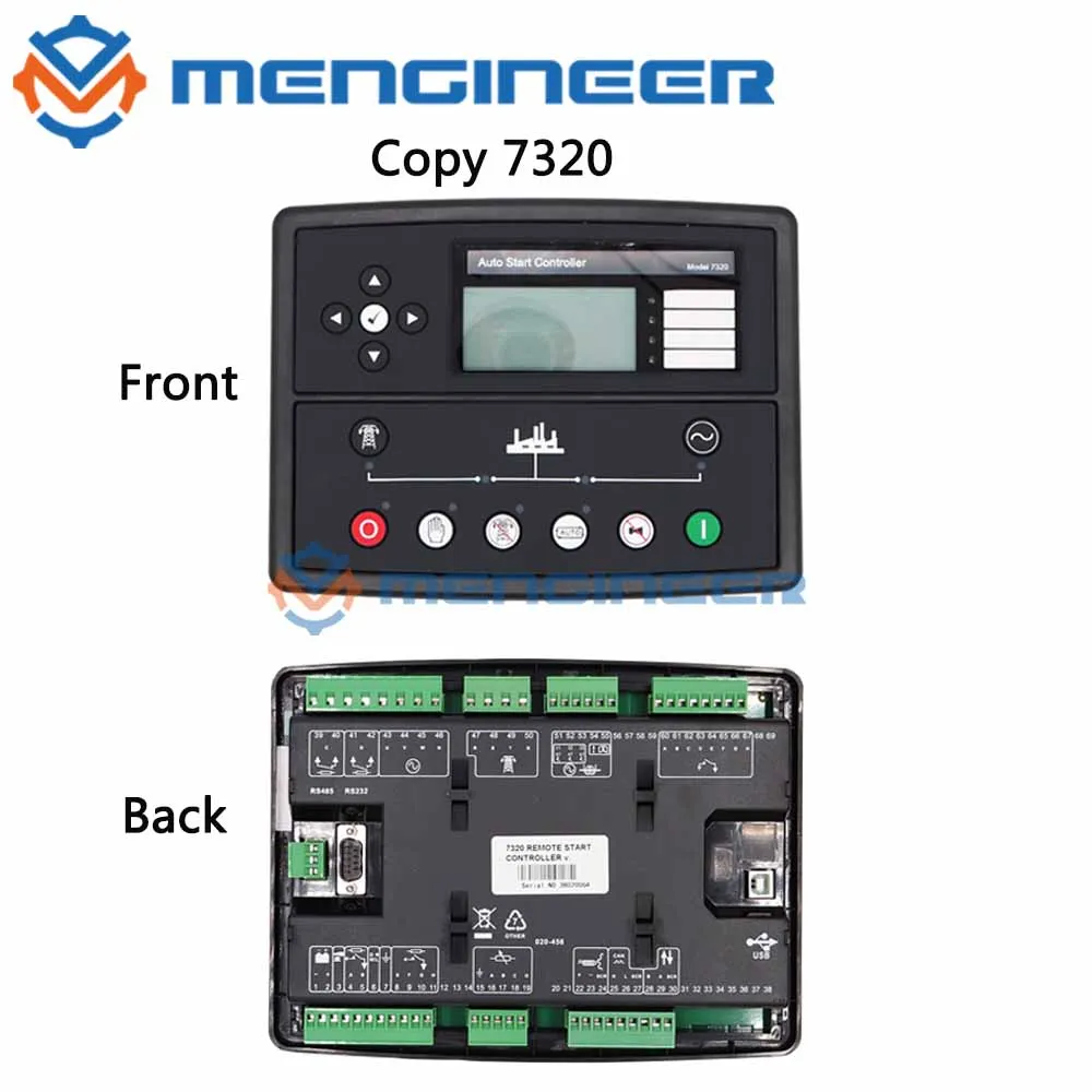 Imagem -03 - Controlador do Grupo Gerador a Diesel Dse7320 Mkii Mar Profundo Original Feito no Reino Unido