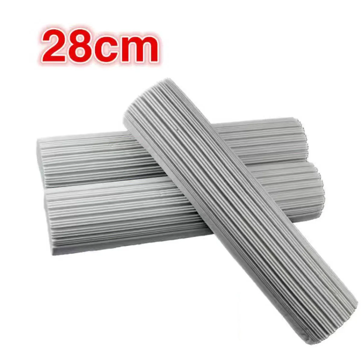 38~33~27~Roller rubber cotton mop head, sponge squeeze water floor mop, household replacement head